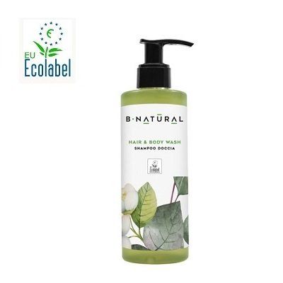 Ecopump 300ml  B Natural Ecolabel EU aux notes de bergamote et citron