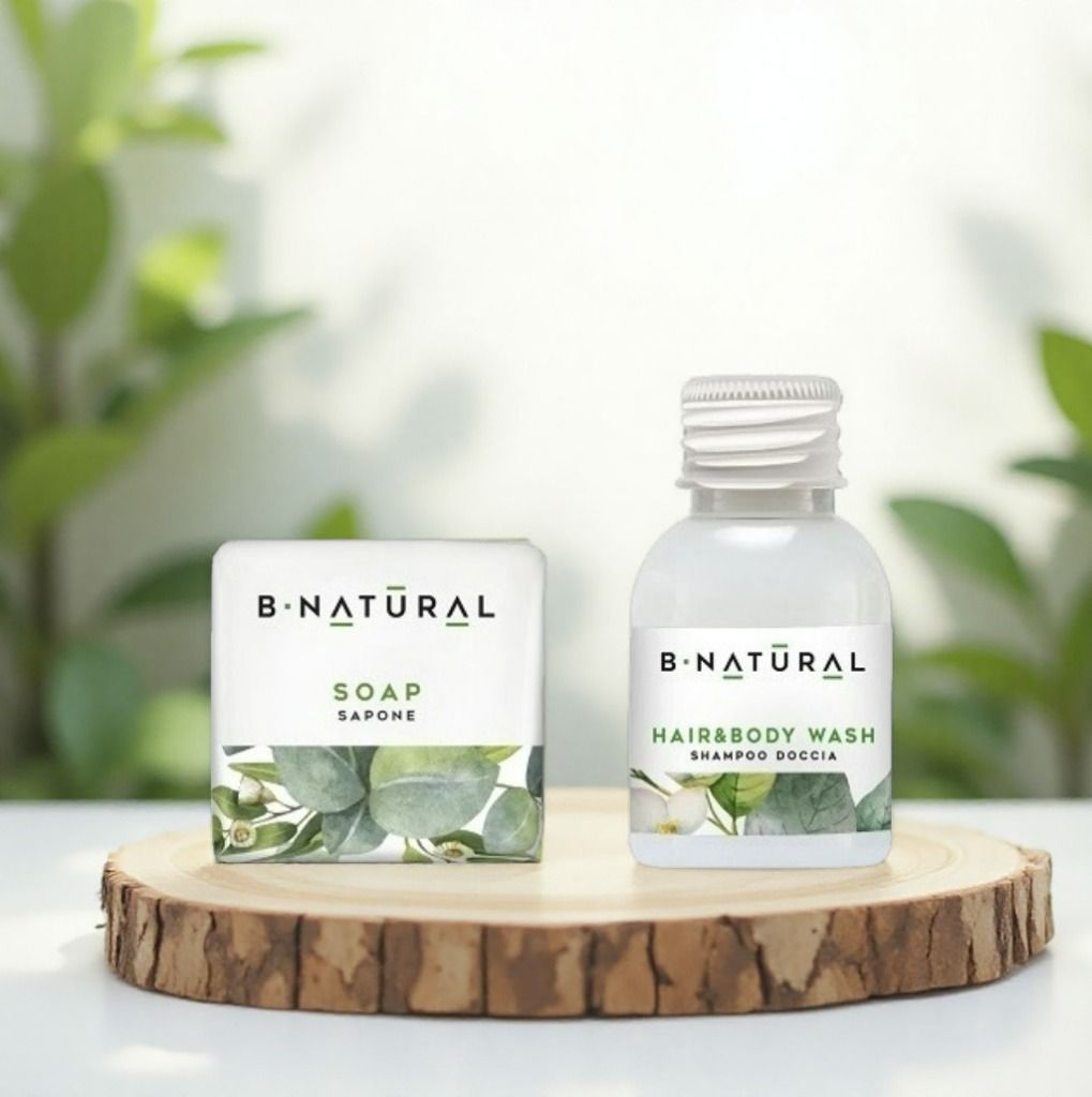 B Natural  - Savon 20g + gel douche 2en1 aux notes de bergamote et citron