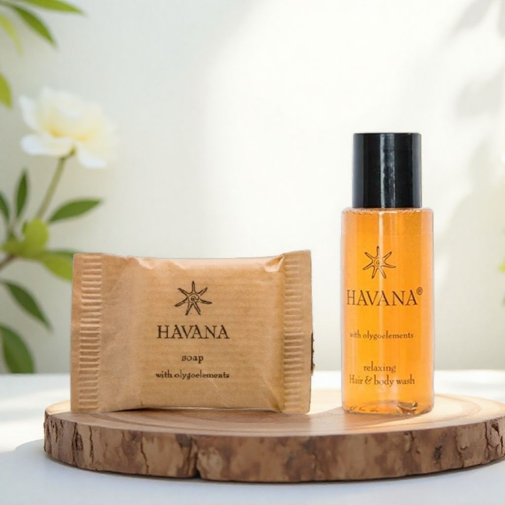 Havana - Savon 15g + Gel douche 2en1 30ml enrichi d'oligo-éléments