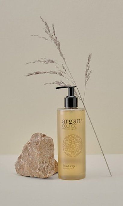 Distributeur rechargeable gel douche 2en1 Argan Source Ecopump 300ml