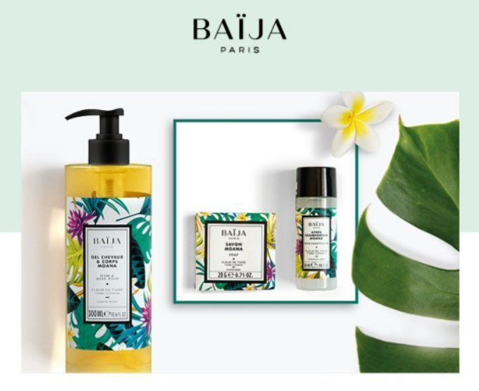 Gel douche 2en1 Baïja Paris Ecopump 300ml