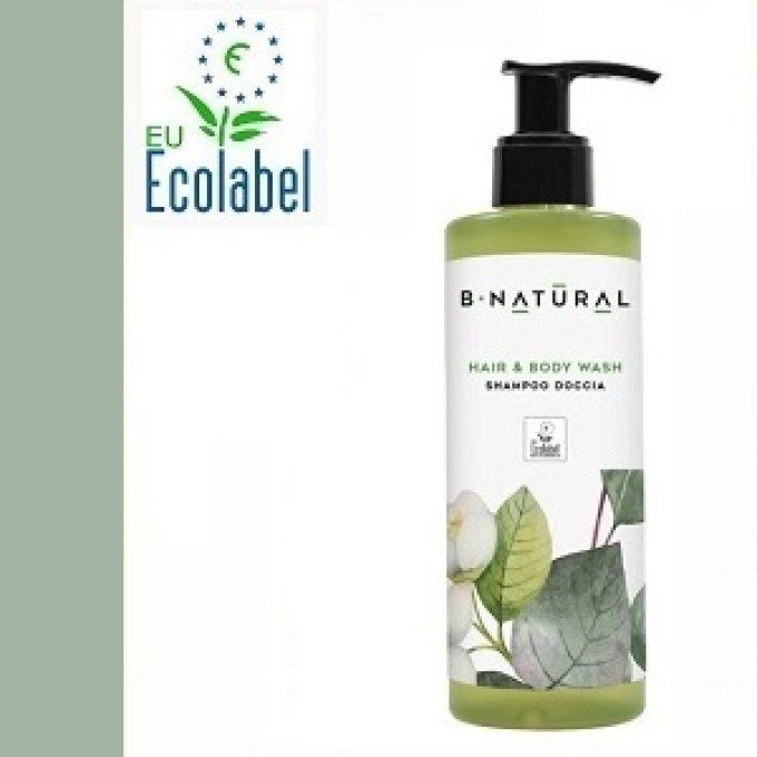 Gel douche 2en1 B Natural Ecopump 300ml