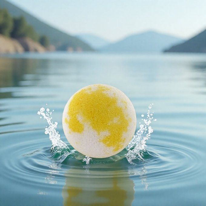 Bombe de bain effervescente 45g parfum vanille