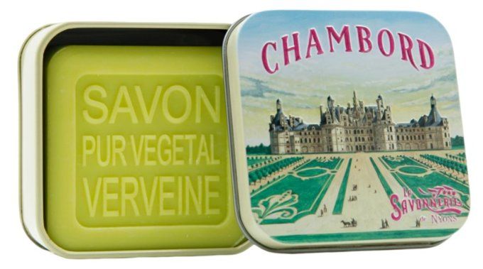 Savon 100g boîte métal Château de Chambord