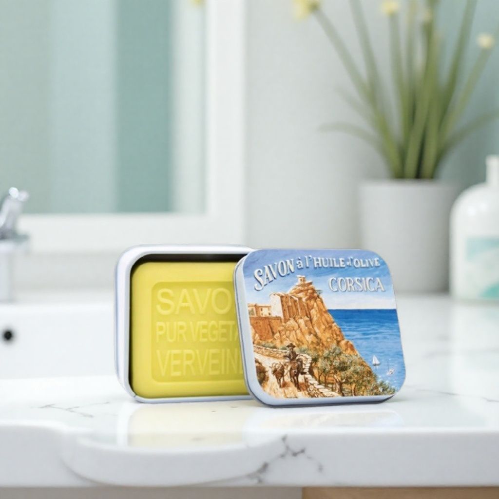 Savon 100g boîte métal Côte corse