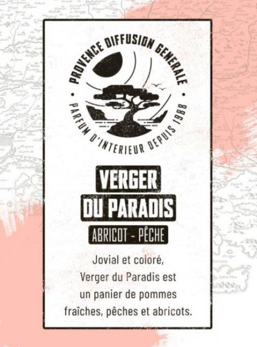 Diffuseur de parfum Verger du paradis 100ml