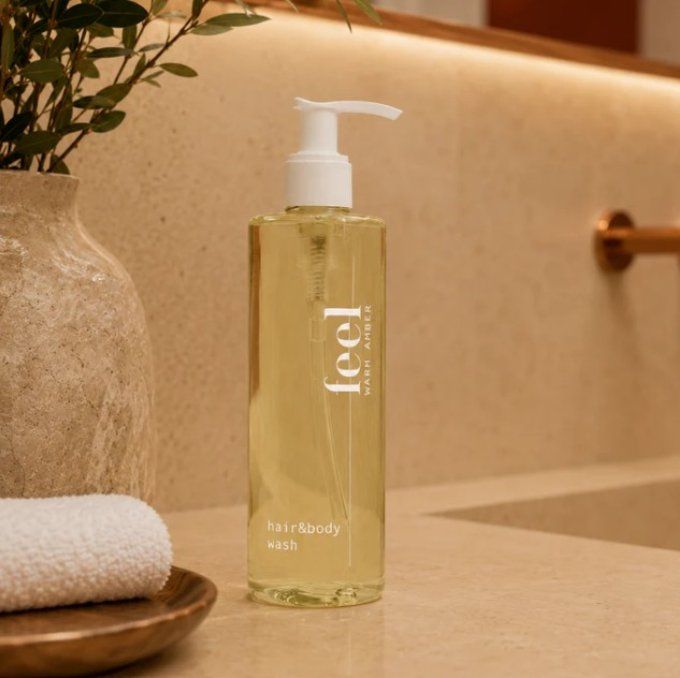 Distributeur rechargeable gel douche 2en1 Feel Ecopump 300ml