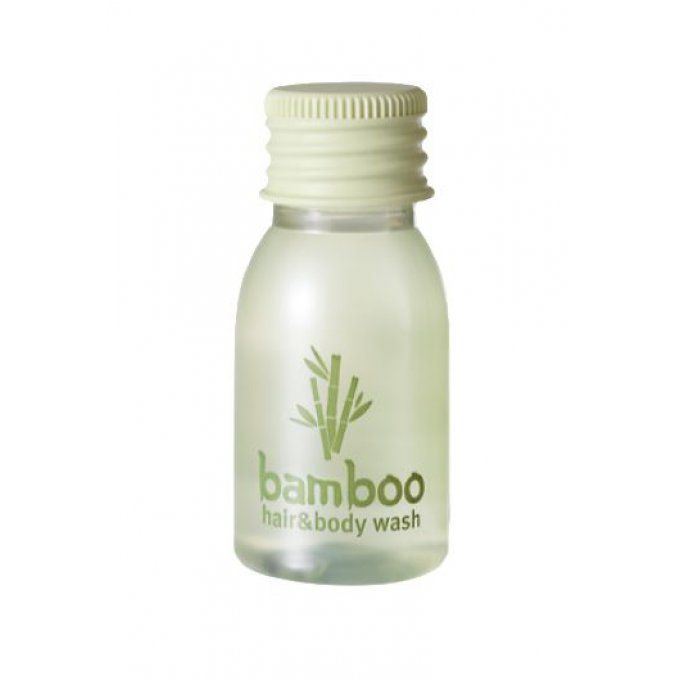 Bamboo savon d'invité 13g + gel douche 2en1 20ml - Sac en organza