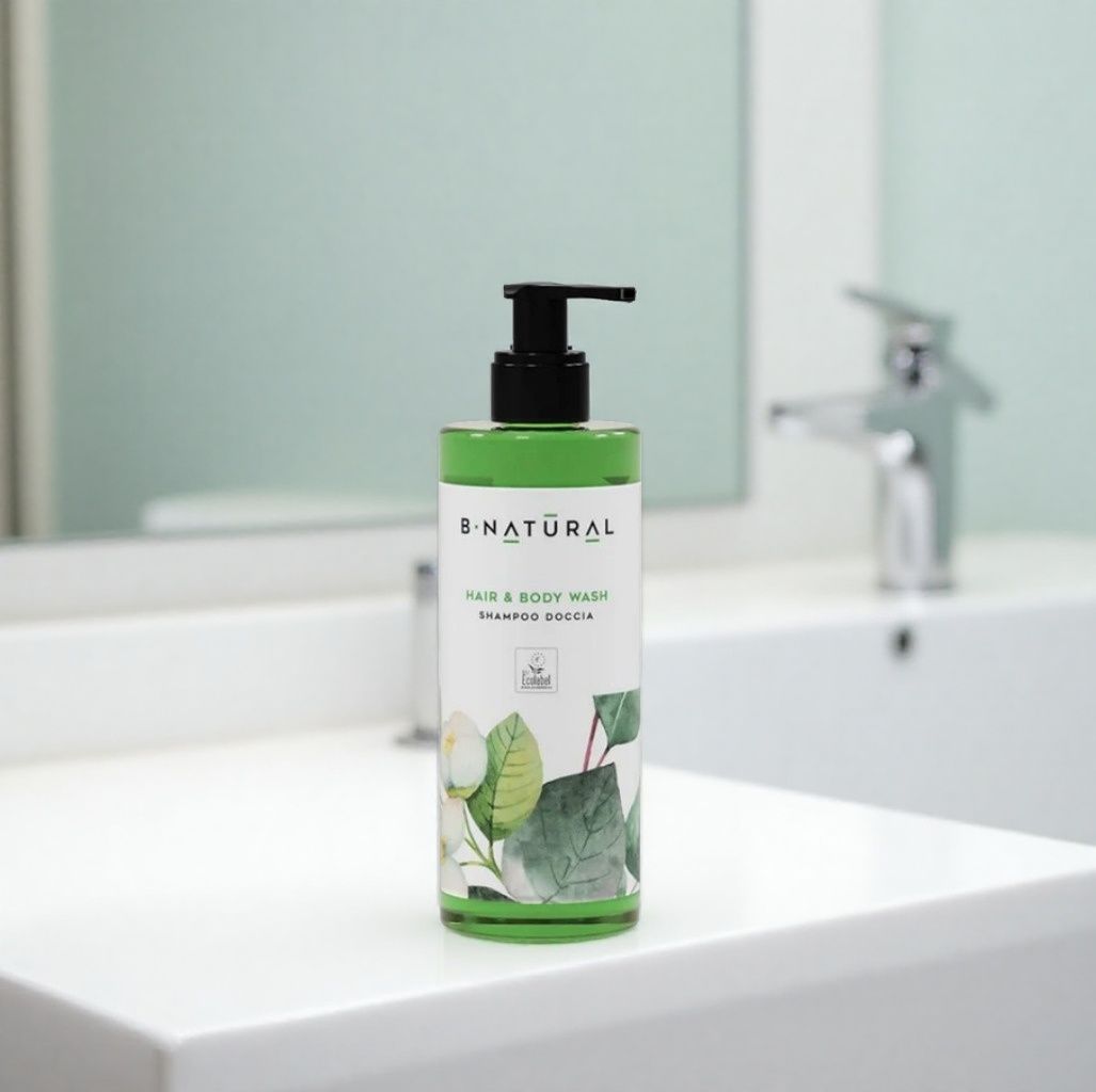 Gel douche 2en1 B Natural Ecopump 300ml