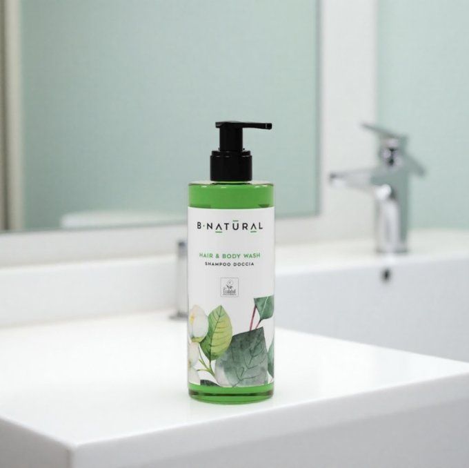 Gel douche 2en1 B Natural Ecopump 300ml