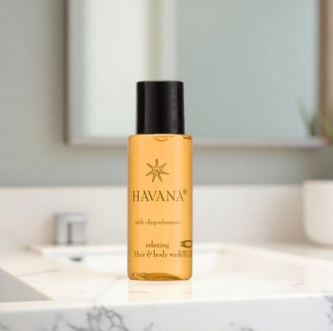 Havana savon d'invité 15g + gel douche 2en1 30ml - Sac en organza