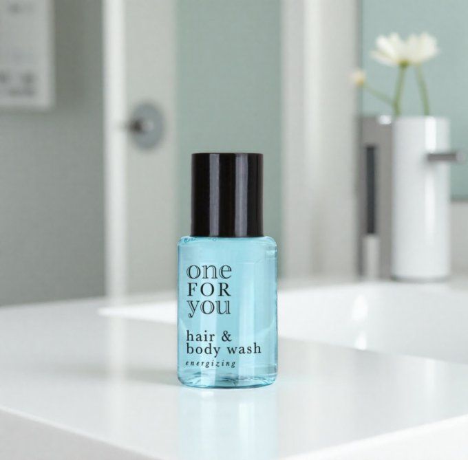 One for You savon d'invité 15g + gel douche 2en1 20ml - Sac en organza