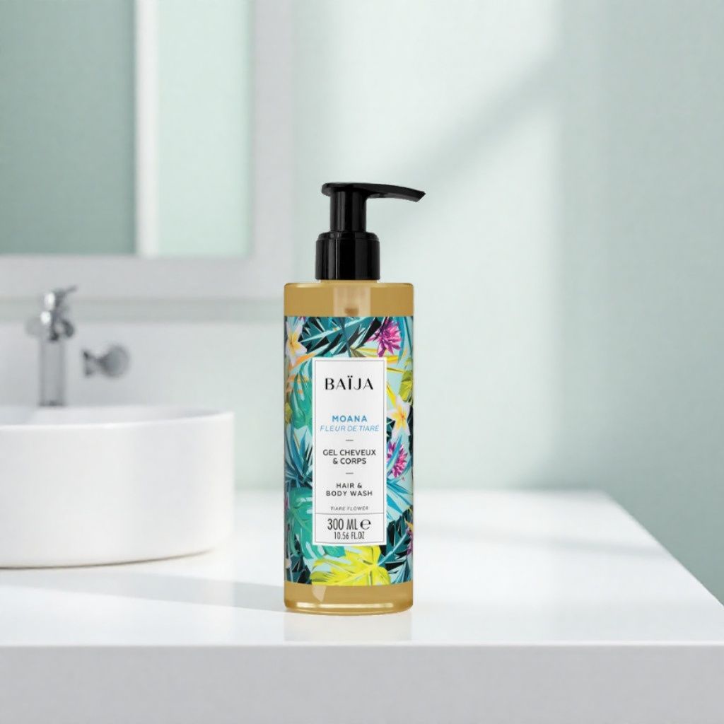 Gel douche 2en1 Baïja Paris Ecopump 300ml