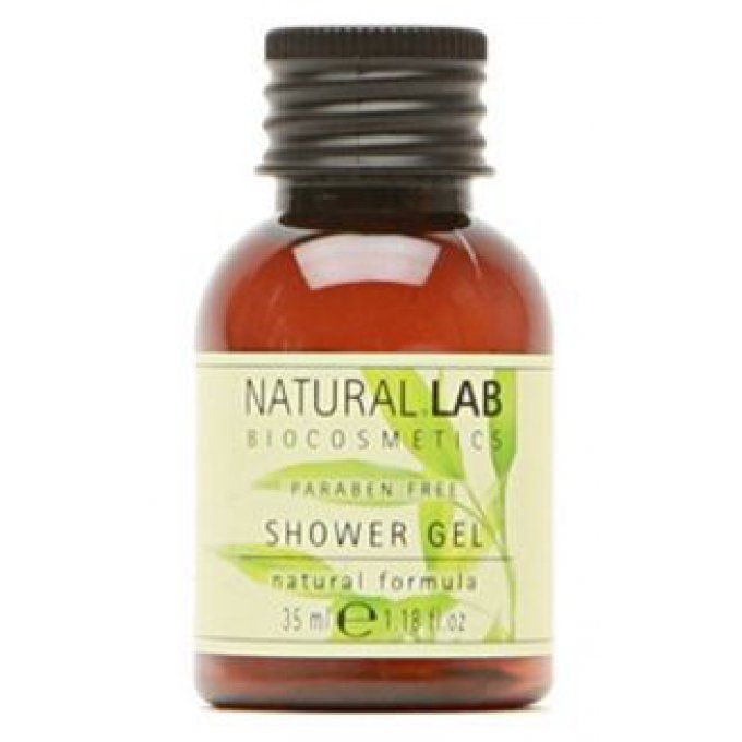 Natural Lab savon d'invité 20g + gel douche 30ml - Sac en organza