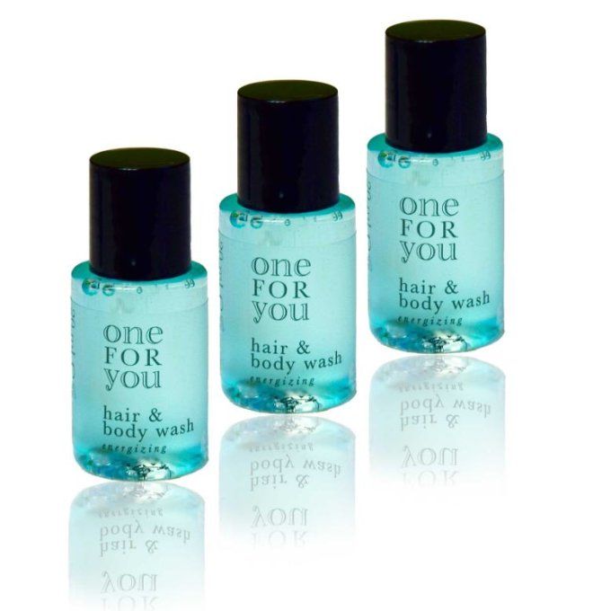 One for You savon d'invité 15g + gel douche 2en1 20ml - Sac en organza