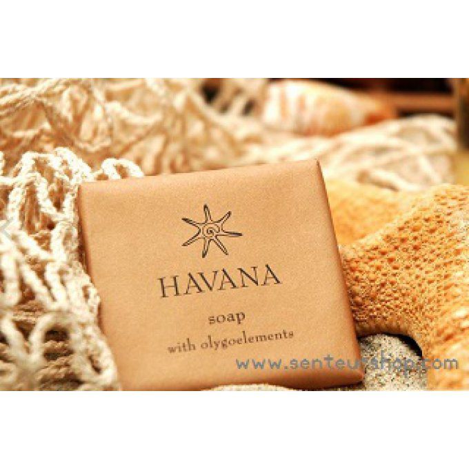 Havana savon d'invité 20g + gel douche 2en1 30ml - Sac en organza