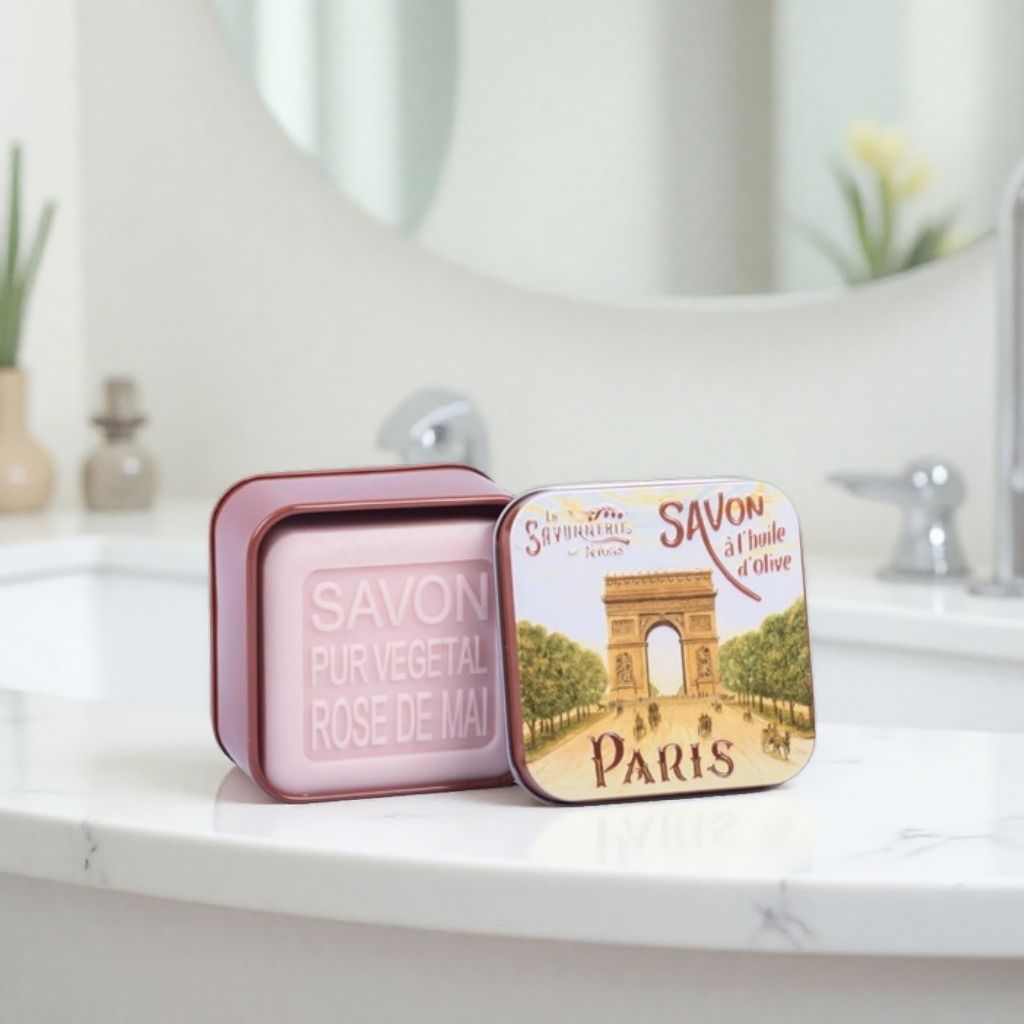 Savon 100g boîte métal L'Arc de Triomphe