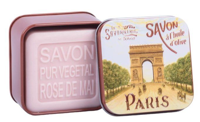 Savon 100g boîte métal L'Arc de Triomphe