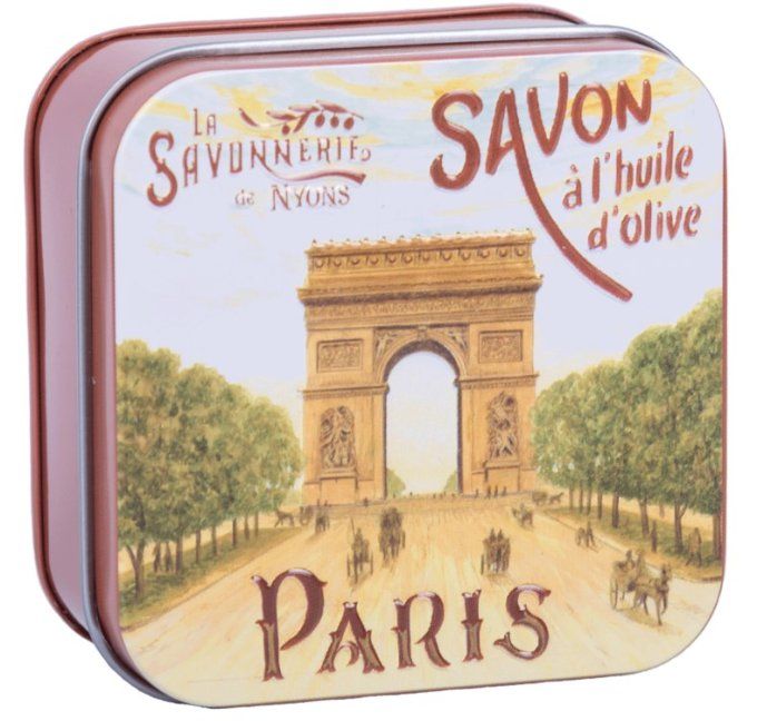 Savon 100g boîte métal L'Arc de Triomphe