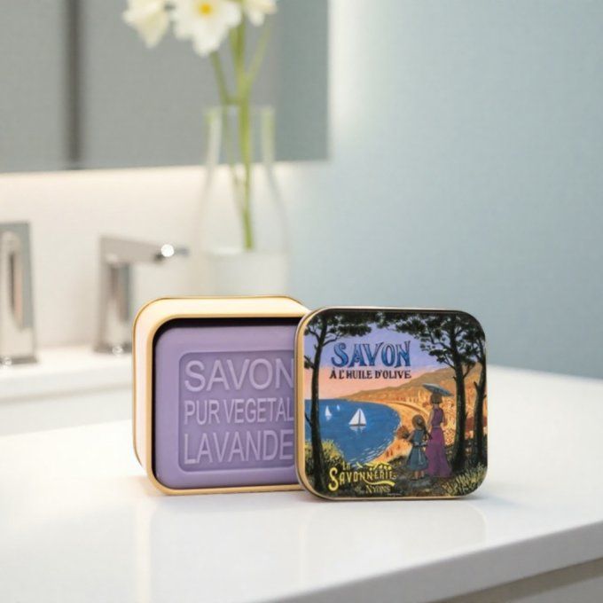 Savon 100g boîte métal La Plage