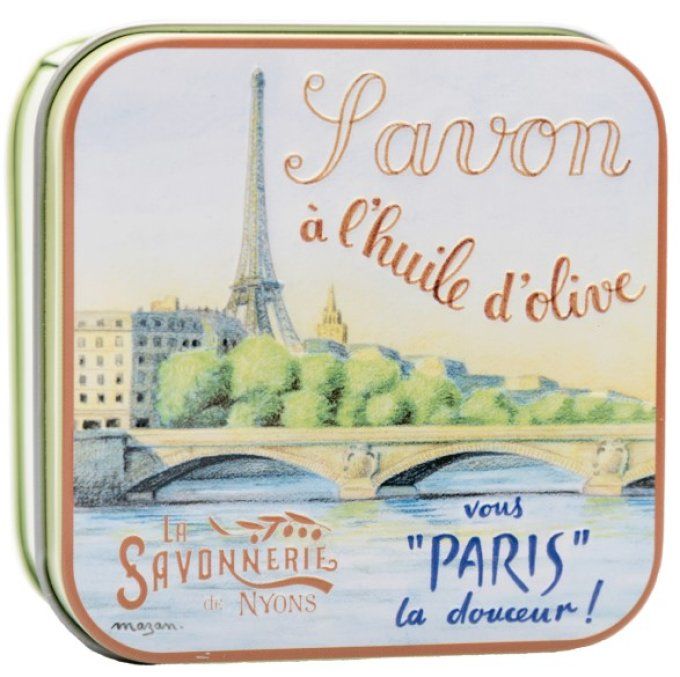 Savon 100g boîte métal La Seine