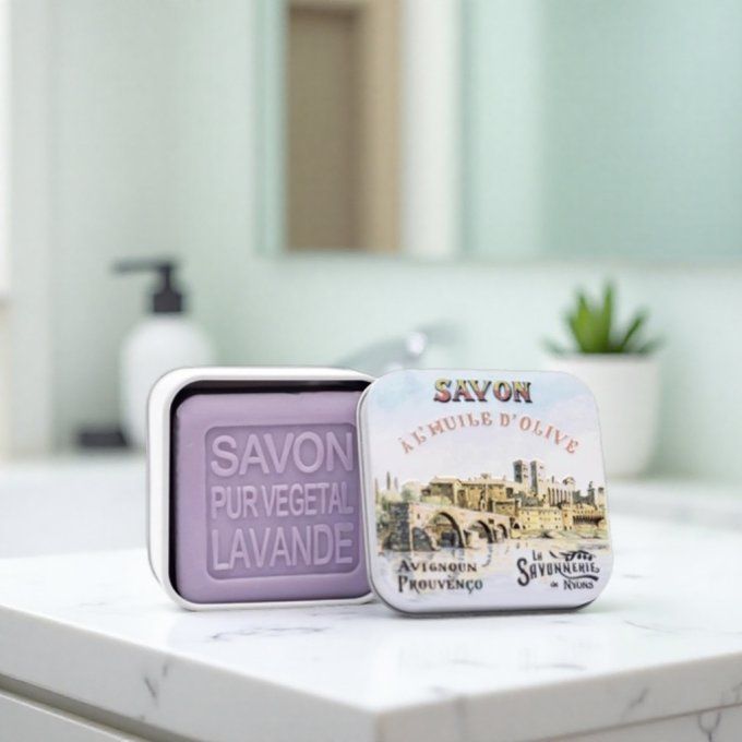 Savon 100g boîte métal Le Pont d'Avignon