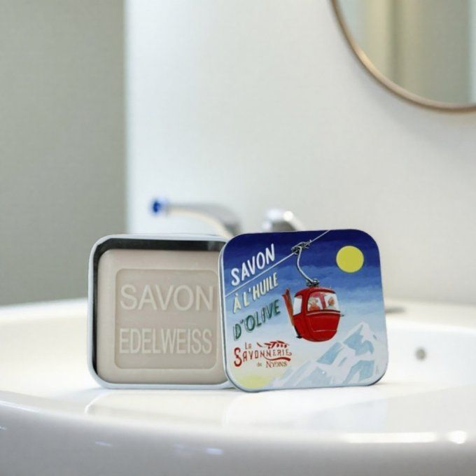 Savon 100g boîte métal Télécabine