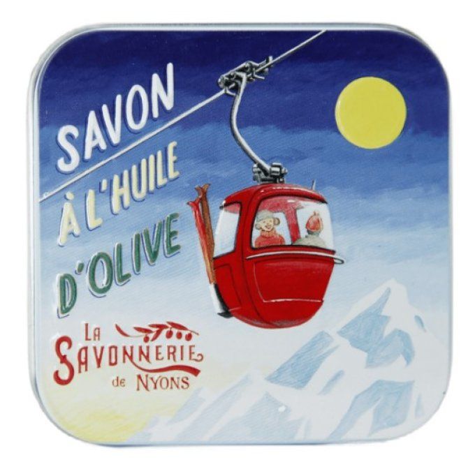 Savon 100g boîte métal Télécabine