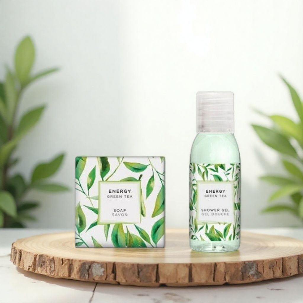 Energy savon 20g + gel douche 30ml - sac organza