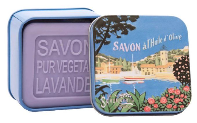 Savon 100g boîte métal Marina