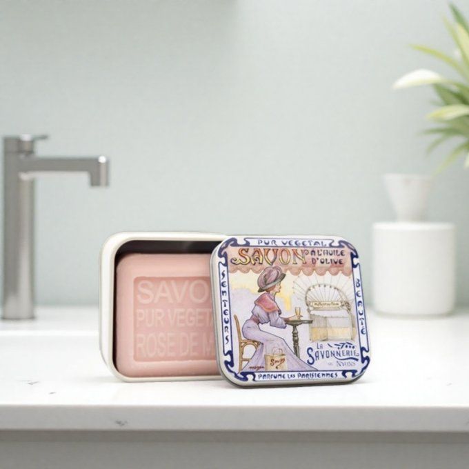 Savon 100g boîte métal Métropolitain