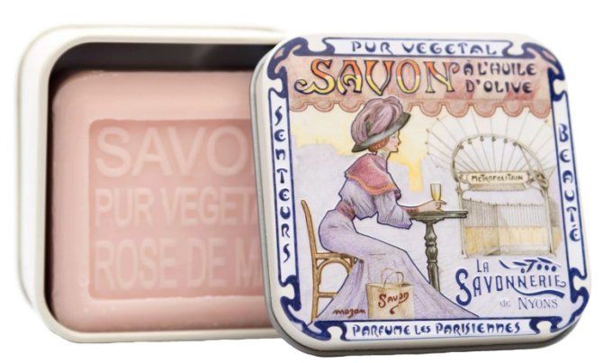 Savon 100g boîte métal Métropolitain