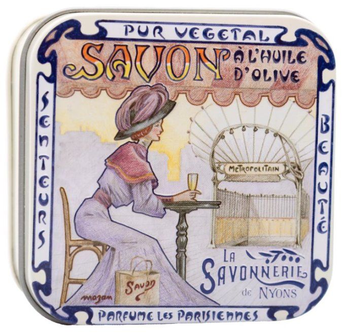 Savon 100g boîte métal Métropolitain