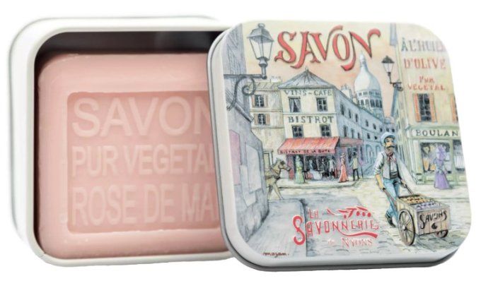 Savon 100g boîte métal Montmartre