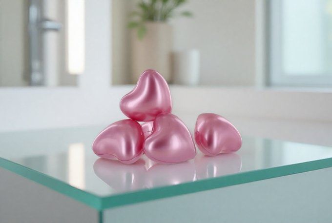Perle de bain parfum rose