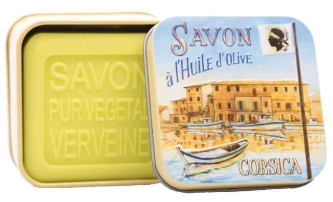 Savon 100g boîte métal Port corse