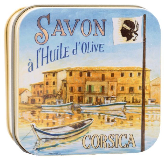 Savon 100g boîte métal Port corse