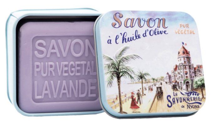 Savon 100g boîte métal Nice