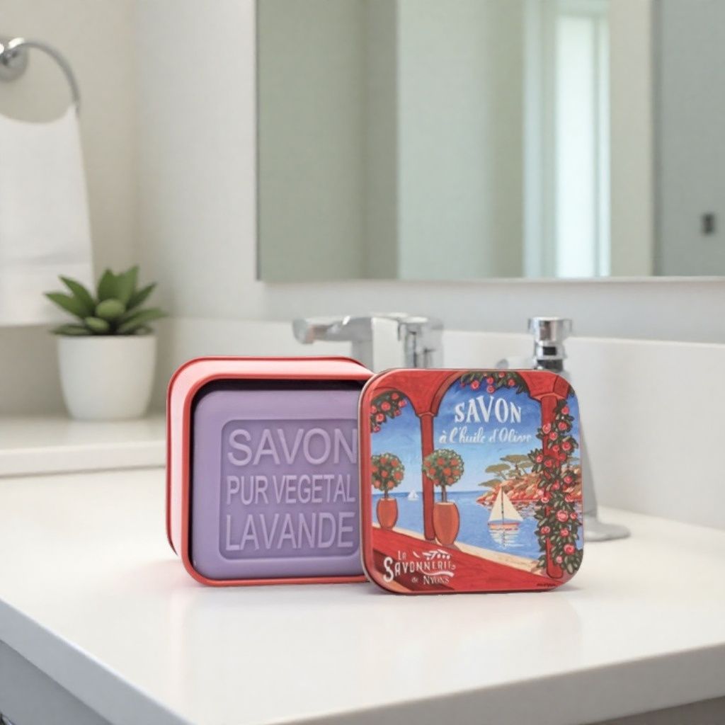 Savon 100g boîte métal Riviera