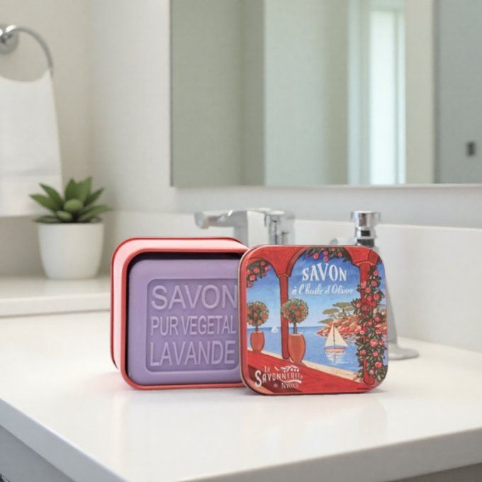 Savon 100g boîte métal Riviera