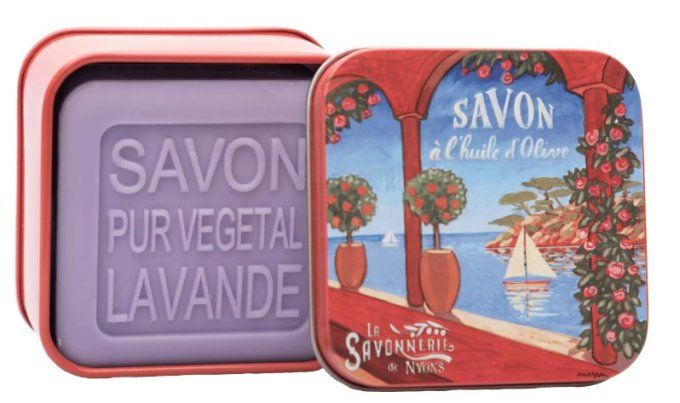 Savon 100g boîte métal Riviera