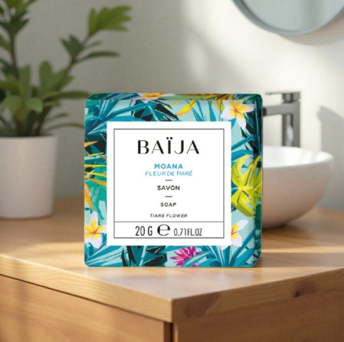 Baïja Paris savon d'invité 20g + gel douche 30ml - Sac en organza