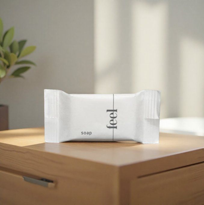 Feel savon d'invité 15g + gel douche 2en1 20ml - Sac en organza