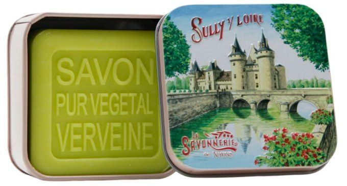 Savon 100g boîte métal Château de Sully sur Loire