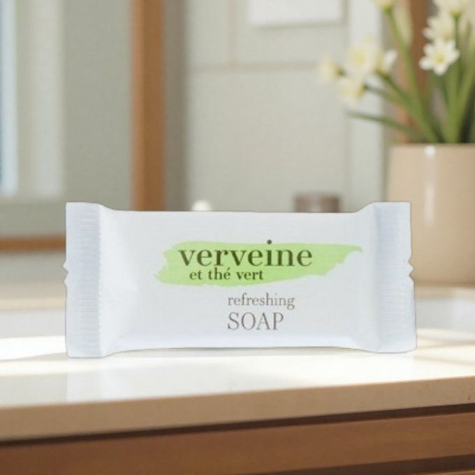 Savon d'accueil Verveine  et thé vert 20g